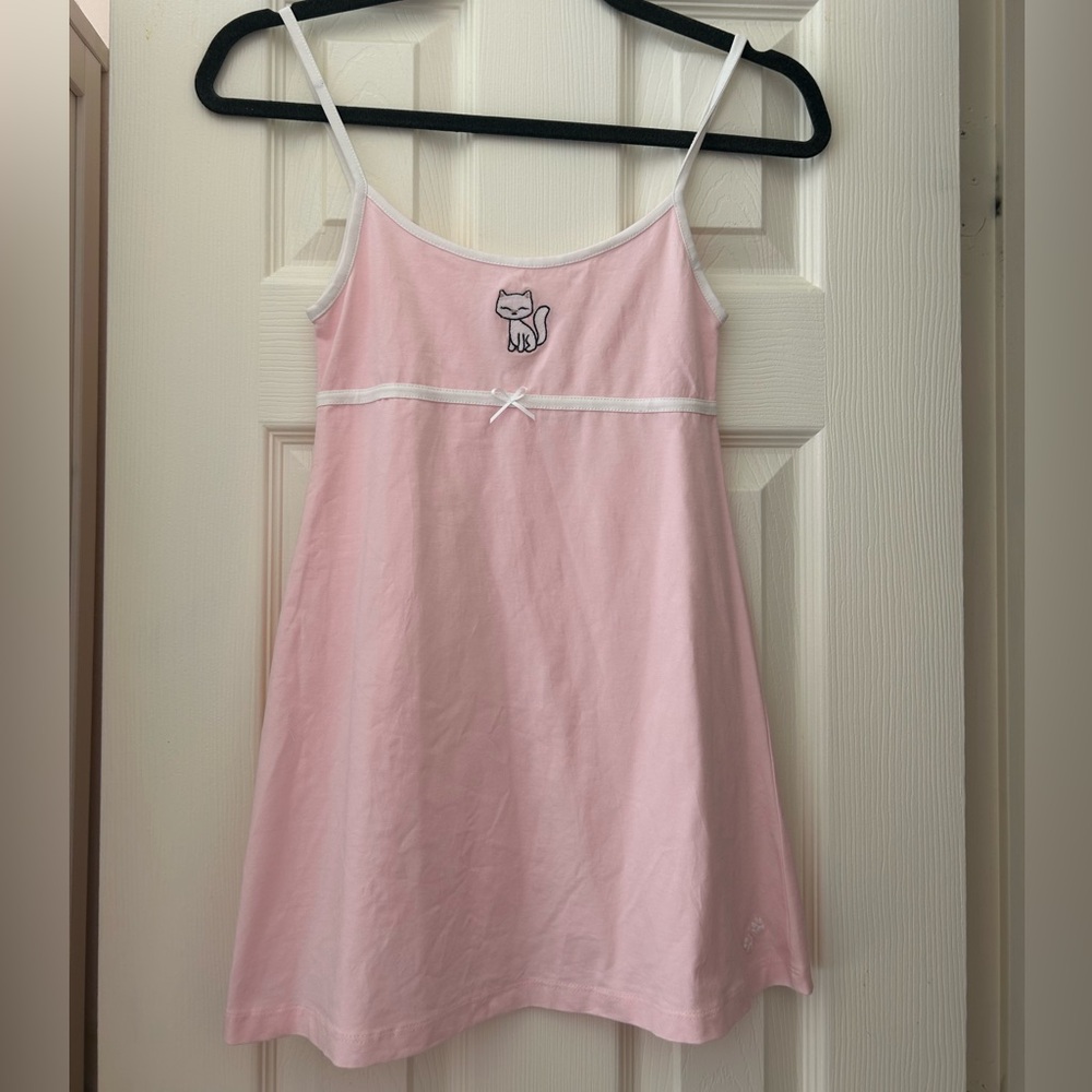 kitteny sofie dress in baby pink